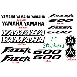 15 Stickers pour Yamaha...